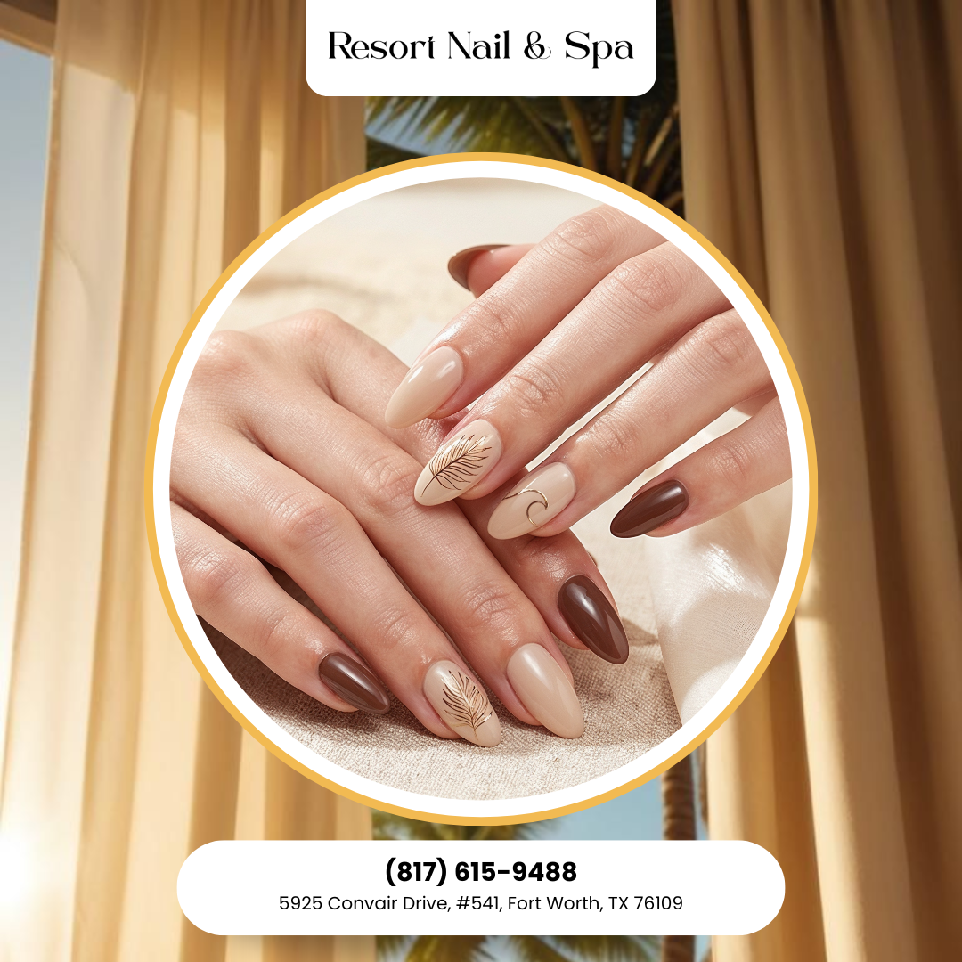 Resort Nail Spa nail work in Fort Worth, Texas